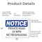 Signmission Private Road 10 MPH No Trespassing OSHA Notice Sign, Aluminum, 18in W x 12in L, 2PK OS-2PACK-NS-A-1218-L-17868 - alternate 8